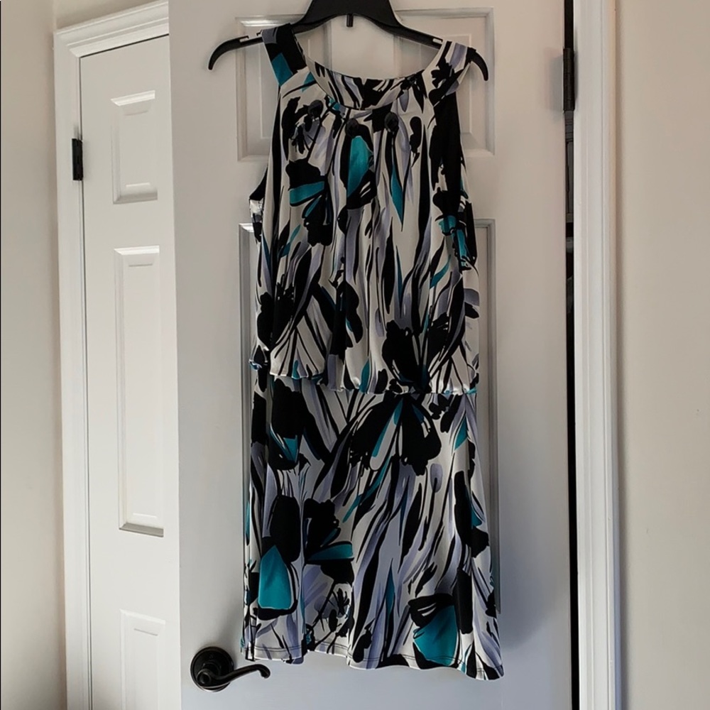 Carole Little Midi Summer Dress Size 14, EUC!